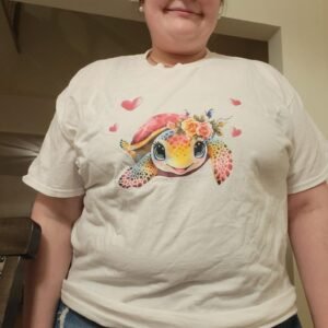 Floral Sea Turtle Graphic Tee – Cute, Comfy & Full of Love